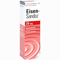 Eisen Sandoz Brausetabletten 20 Stück 