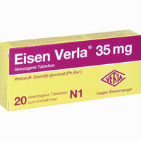 Eisen Verla 35mg Tabletten 20 Stück - ab 2,24 €