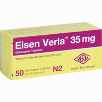 Eisen Verla 35mg Tabletten 20 Stück - ab 2,06 €