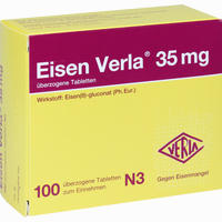 Eisen Verla 35mg Tabletten 20 Stück - ab 2,23 €