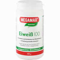 Eiweiss 100 Cappuccino Megamax Pulver 400 g - ab 14,84 €