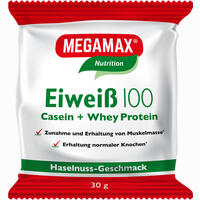 Eiweiss 100 Haselnuss Megamax Pulver 5 KG - ab 0,00 €