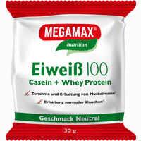 Eiweiss 100 Neutral Megamax Pulver 30 g - ab 1,37 €