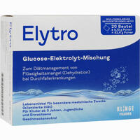 Elytro Glucose- Elektrolyt- Mischung Beutel  10 Stück - ab 4,08 €