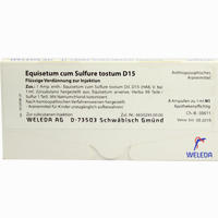 Equisetum C Sulf Tost D15 Ampullen 8 x 1 ml