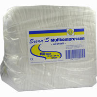 Erena Mullkompressen Unsteril 10 X 20cm 12- Fach 100 Stück