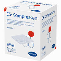 Es Kompressen Steril 5x5  25 x 2 Stück - ab 0,99 €