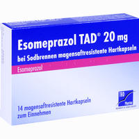 Esomeprazol Tad 20mg bei Sodbrennen Kapseln 7 Stück - ab 3,16 €