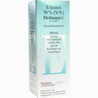 Ethanol 70% (v/v) Hofmanns Lösung 500 ml - ab 5,40 €