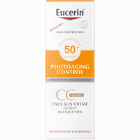 Eucerin Photoaging Control Face Sun Cc Creme Getönt Mittel Lsf 50+ 50 ml