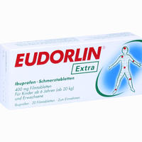 Eudorlin Extra Ibuprofen- Schmerztabletten Filmtabletten 20 Stück - ab 1,46 €