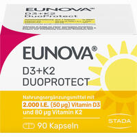 Eunova Duoprotect D3+k2 2000ie/80ug Kapseln 30 Stück - ab 6,99 €