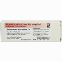 Eupatorium Perfoliatum D6 Globuli Dr.RECKEWEG & Co. GmbH 10 g