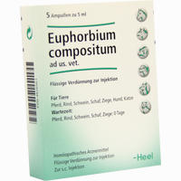 Euphorbium Comp Ad Us Vet Ampullen 5 x 5 ml - ab 14,86 €