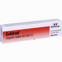 Exhirud Heparin Salbe 60.000 I.e.  40 g 
