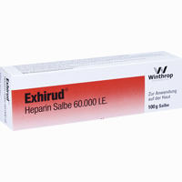 Exhirud Heparin Salbe 60.000 I.e.  100 g 