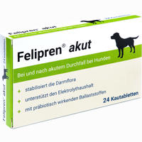 Felipren Akut Kautabletten bei Durchfall für Hunde 24 Stück - ab 15,90 €