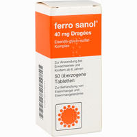 Ferro Sanol Dragees 20 Stück - ab 2,05 €