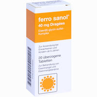 Ferro Sanol Dragees 20 Stück - ab 2,07 €