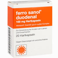 Ferro Sanol Duodenal Kapseln 20 Stück - ab 3,49 €