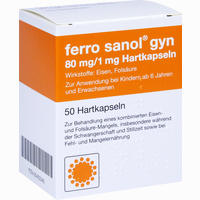 Ferro Sanol Gyn Kapseln 20 Stück - ab 3,02 €