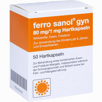 Ferro Sanol Gyn Kapseln 20 Stück - ab 3,26 €