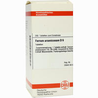 Ferrum Arsenic D6 Tabletten 80 Stück - ab 7,19 €