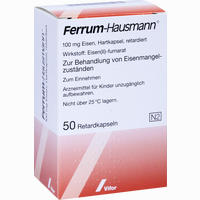 Ferrum Hausmann Retardkapseln 100 Stück - ab 8,78 €