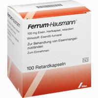 Ferrum Hausmann Retardkapseln 100 Stück - ab 8,78 €