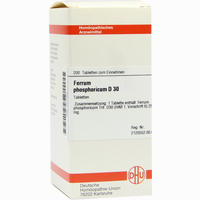 Ferrum Phosphoricum D30 Tabletten 80 Stück - ab 7,97 €
