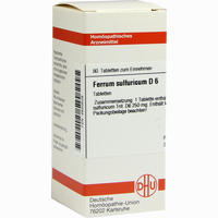Ferrum Sulfuricum D6 Tabletten 80 Stück - ab 7,73 €