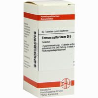 Ferrum Sulfuricum D6 Tabletten 80 Stück