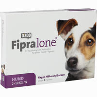 Fipralone 67mg Lösung Zum Auftragen für Kleine Hunde 4 Stück