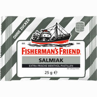 Fishermans Friend Salmiak Ohne Zucker Pastillen 25 g