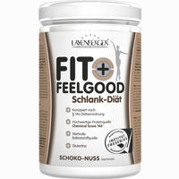 Fit+feelgood Schlank- Diät Schoko- Nuß Pulver 430 g 
