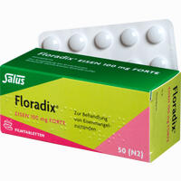Floradix Eisen 100mg Forte Filmtabletten  20 Stück - ab 3,71 €