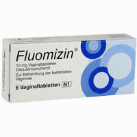 Fluomizin 10mg Vaginaltabletten Pierre Fabre Pharma GmbH 6 Stück