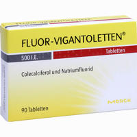 Fluor Vigantoletten 500 Tabletten 90 Stück 