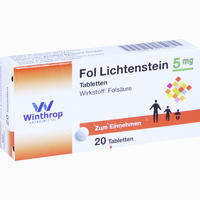 Fol Lichtenstein Tabletten 100 Stück - ab 2,16 €