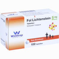 Fol Lichtenstein Tabletten 100 Stück - ab 2,16 €