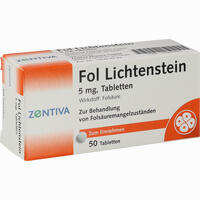 Fol Lichtenstein Tabletten 100 Stück - ab 2,16 €