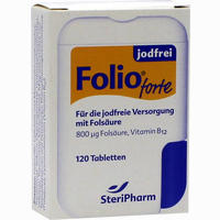 Folio Forte Jodfrei Filmtabletten 120 Stück 