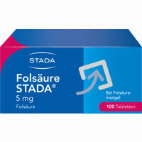 Folsäure Stada 5 Mg Tabletten 100 Stück - ab 3,05 €