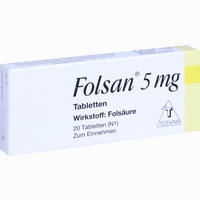 Folsan 5mg Tabletten 50 Stück - ab 1,83 €