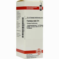 Formica Rufa D4 Dilution 20 ml - ab 8,57 €