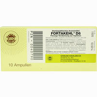 Fortakehl D6 Injektion Ampullen 1 x 1 ml - ab 3,80 €
