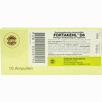 Fortakehl D6 Injektion Ampullen 10 x 1 ml