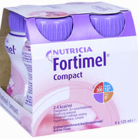 Fortimel Compact 2.4 Erdbeergeschmack Fluid 8 x 4 x 125 ml - ab 13,95 €
