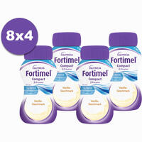 Fortimel Compact 2.4 Vanillegeschmack Fluid 8 x 4 x 125 ml