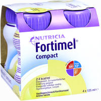 Fortimel Compact 2.4 Vanillegeschmack Fluid 8 x 4 x 125 ml - ab 13,95 €
